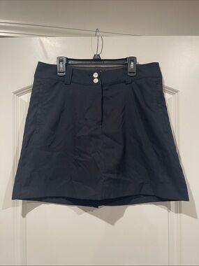 Nike Golf Dri-Fit Black Skort with Flap Back Pockets